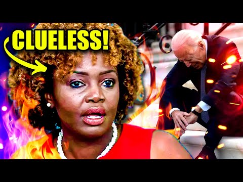 Peter Doocy BLASTS Karine Jean Pierre over BIDEN’S MENTAL DECLINE!!!